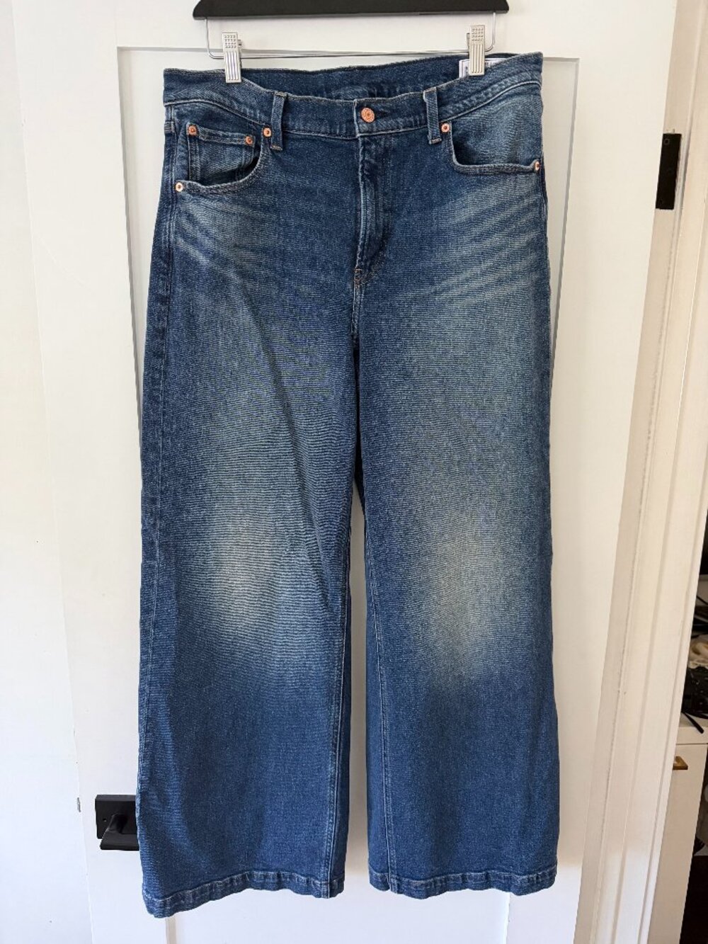 Gap High-Rise Stride Wide Leg Jeans | Size 14R